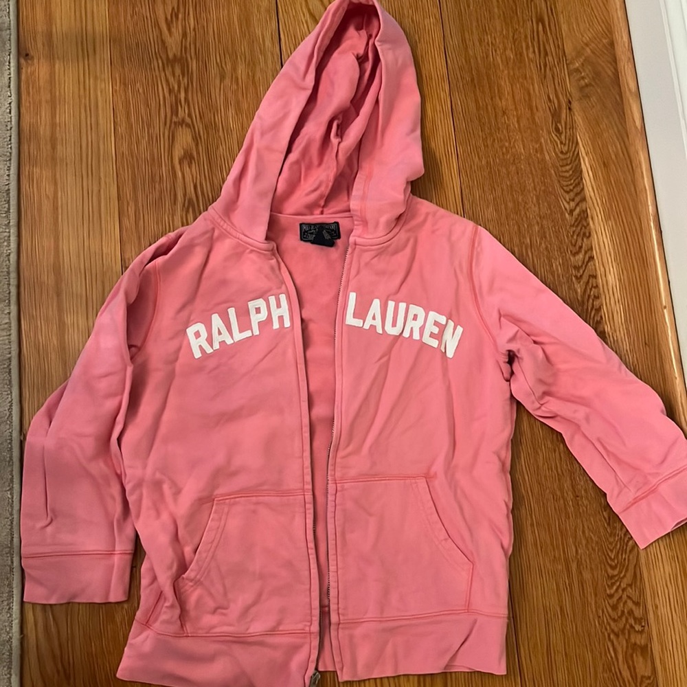 Ralph Lauren Hoodie (Salmon Pink)